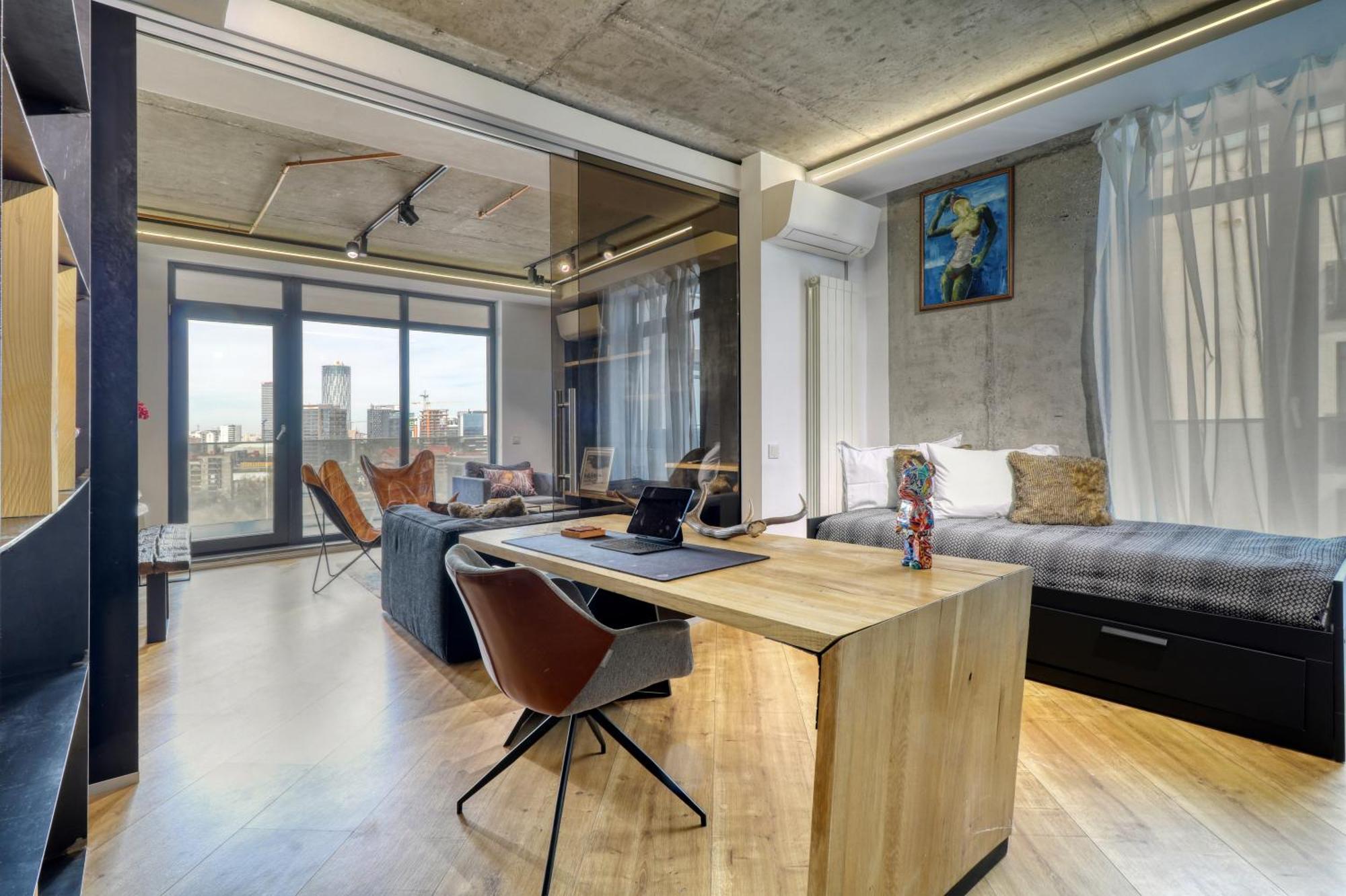 Penthouse Floreasca Bukarest Eksteriør billede