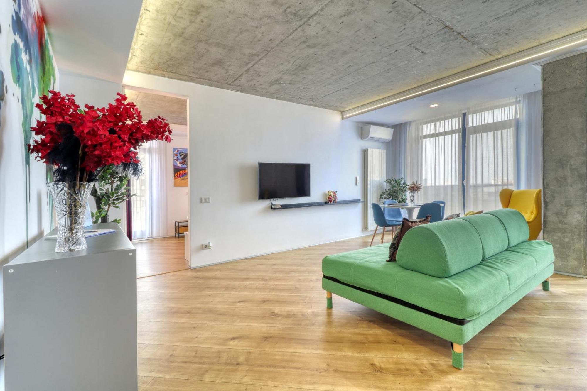 Penthouse Floreasca Bukarest Eksteriør billede