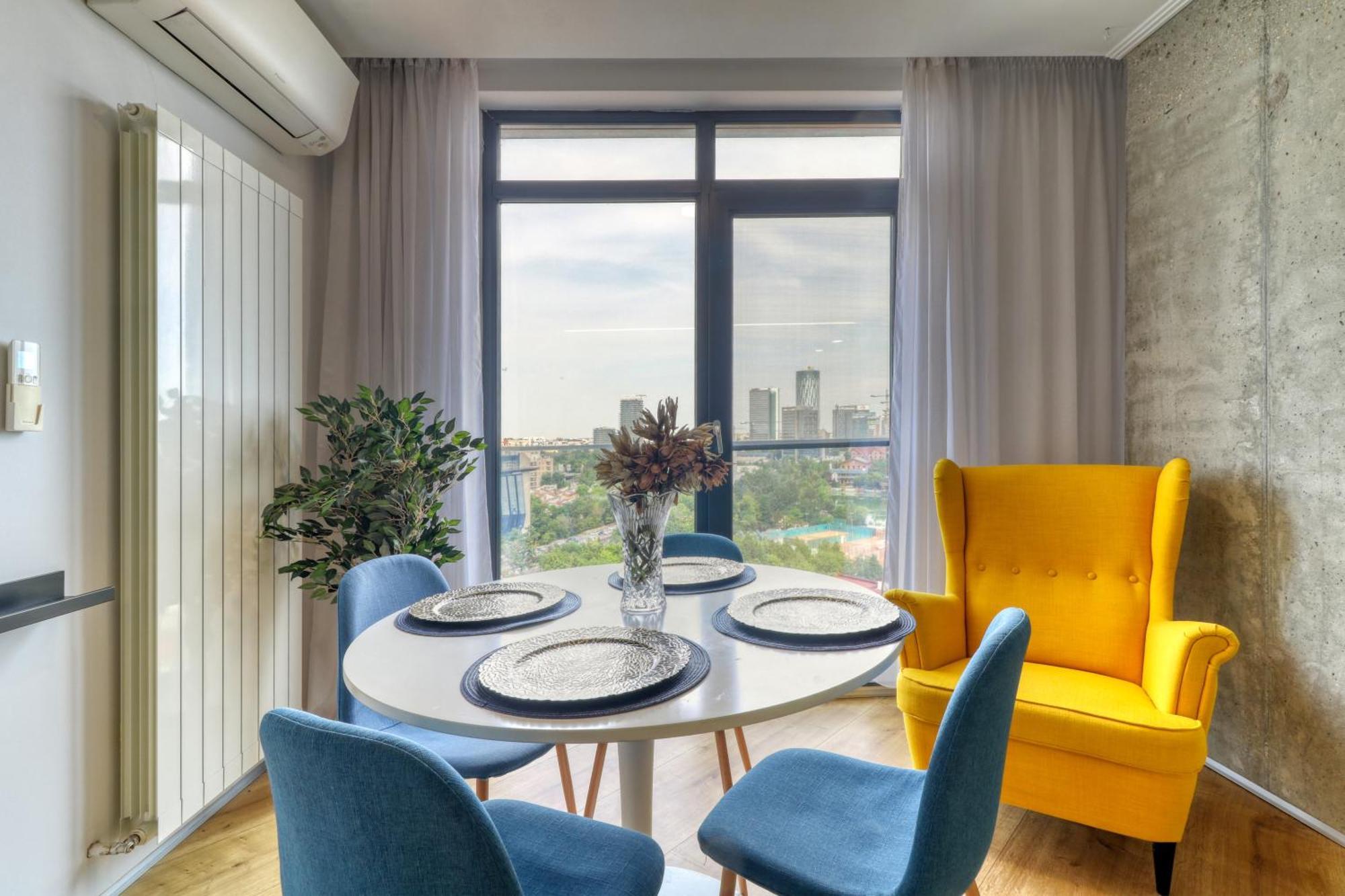 Penthouse Floreasca Bukarest Eksteriør billede