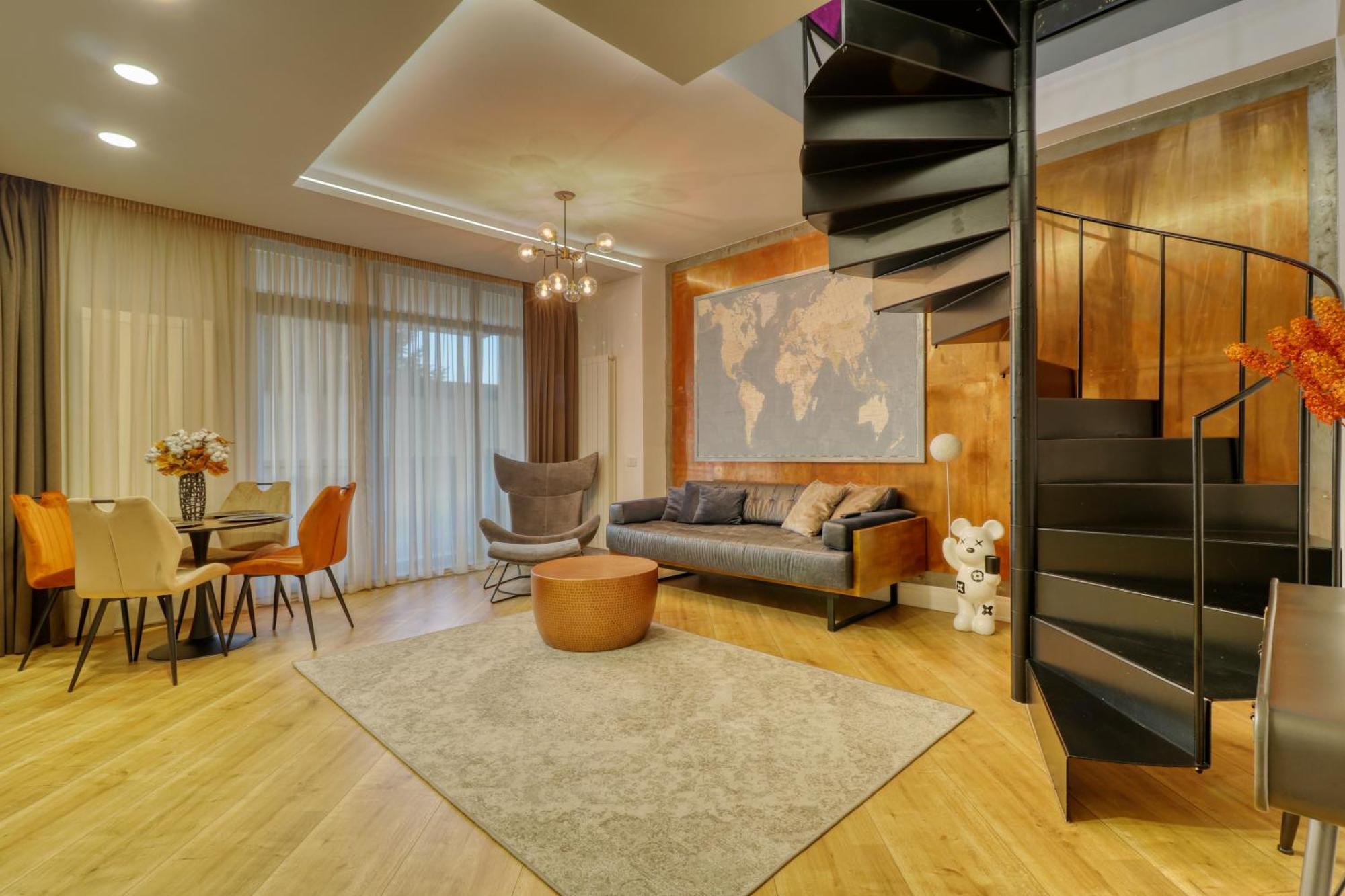 Penthouse Floreasca Bukarest Eksteriør billede
