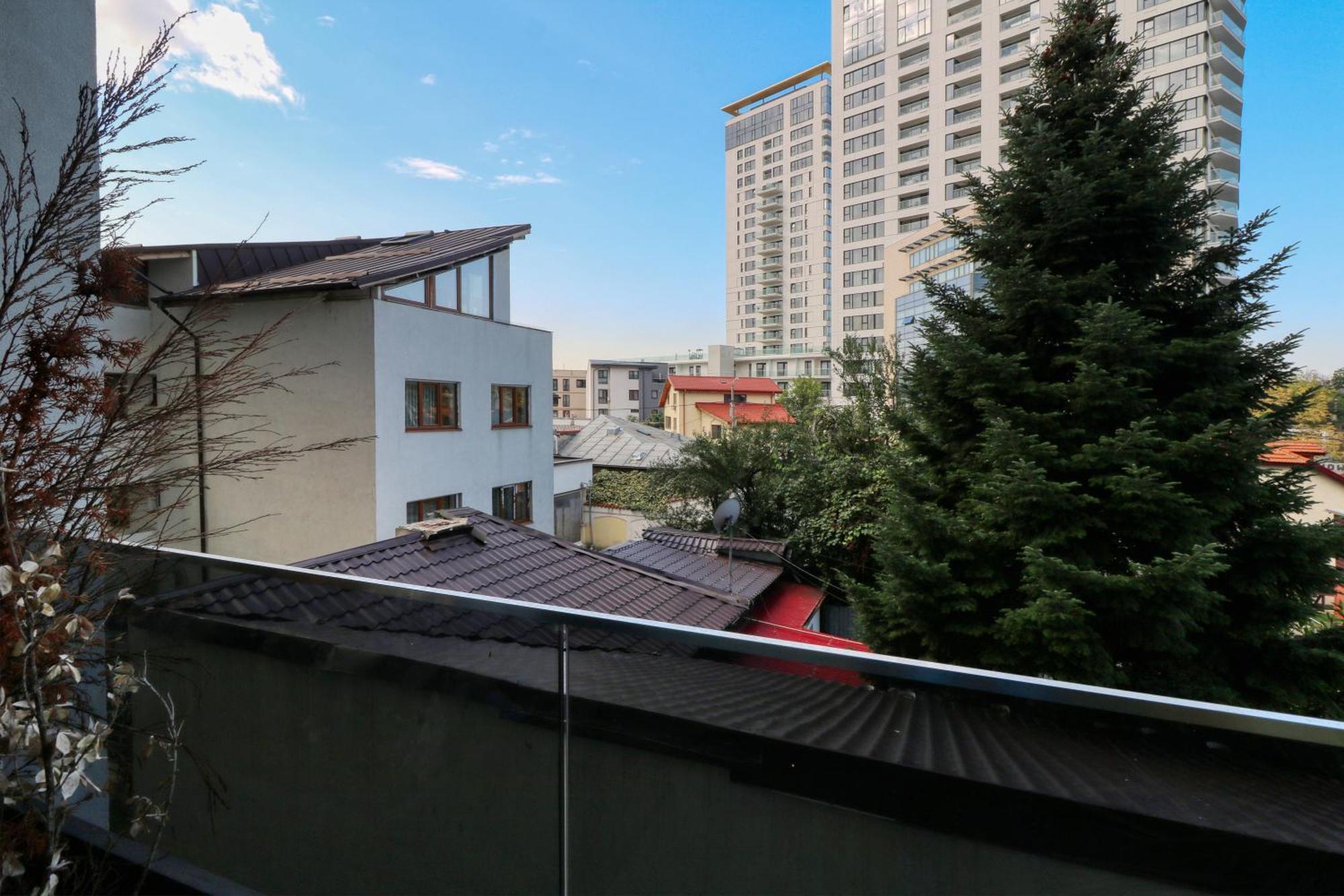 Penthouse Floreasca Bukarest Eksteriør billede