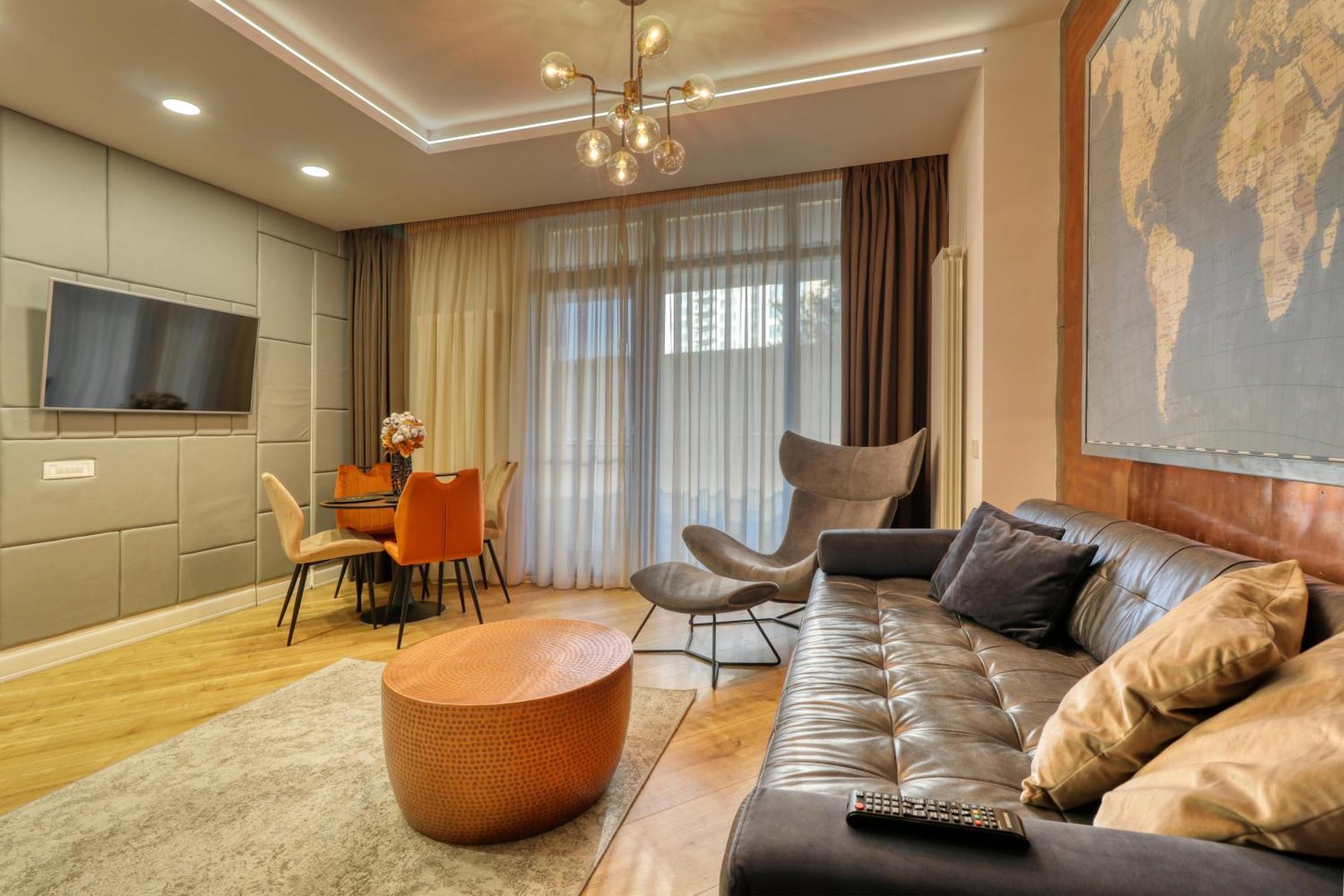 Penthouse Floreasca Bukarest Eksteriør billede