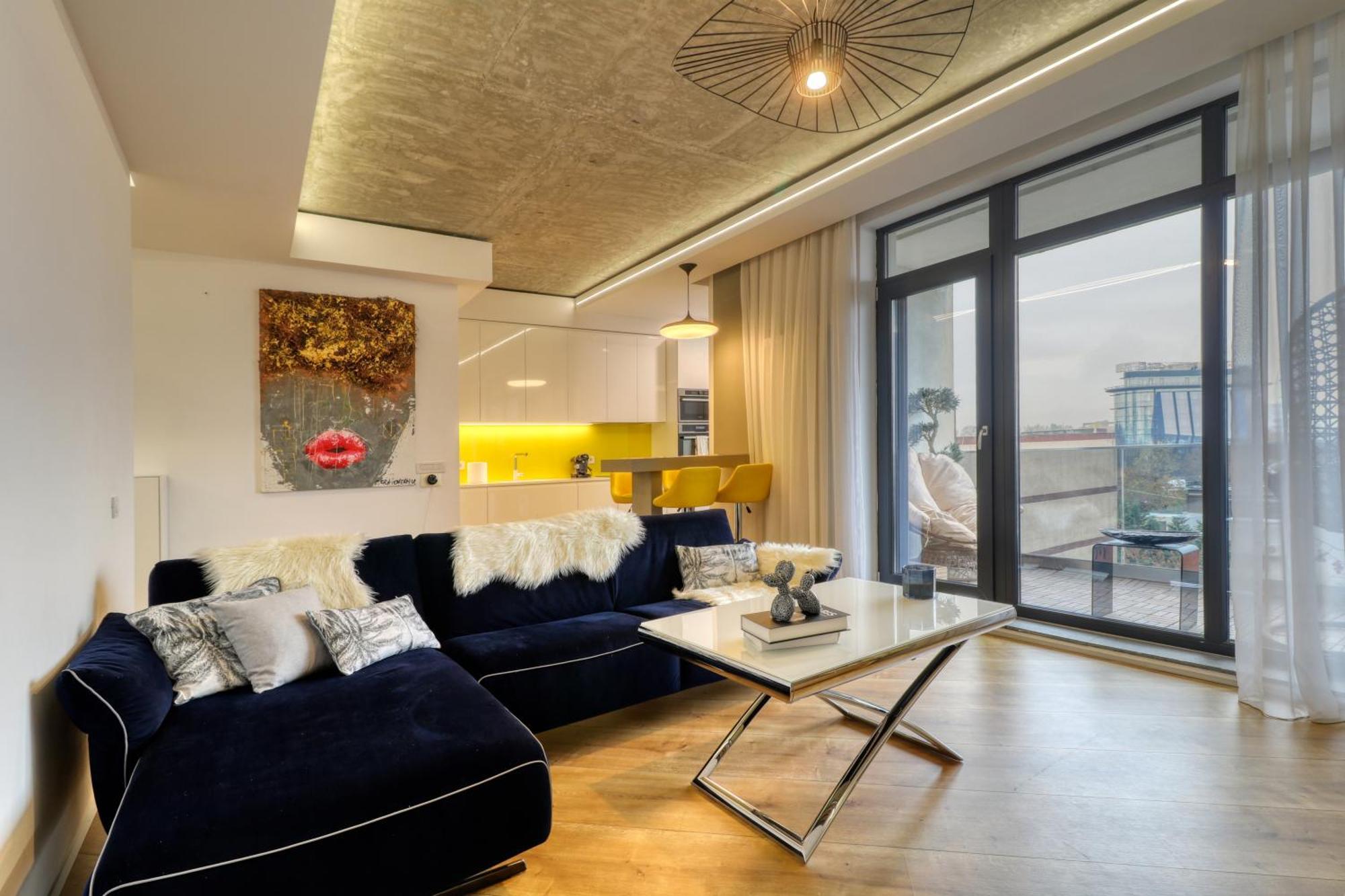 Penthouse Floreasca Bukarest Eksteriør billede