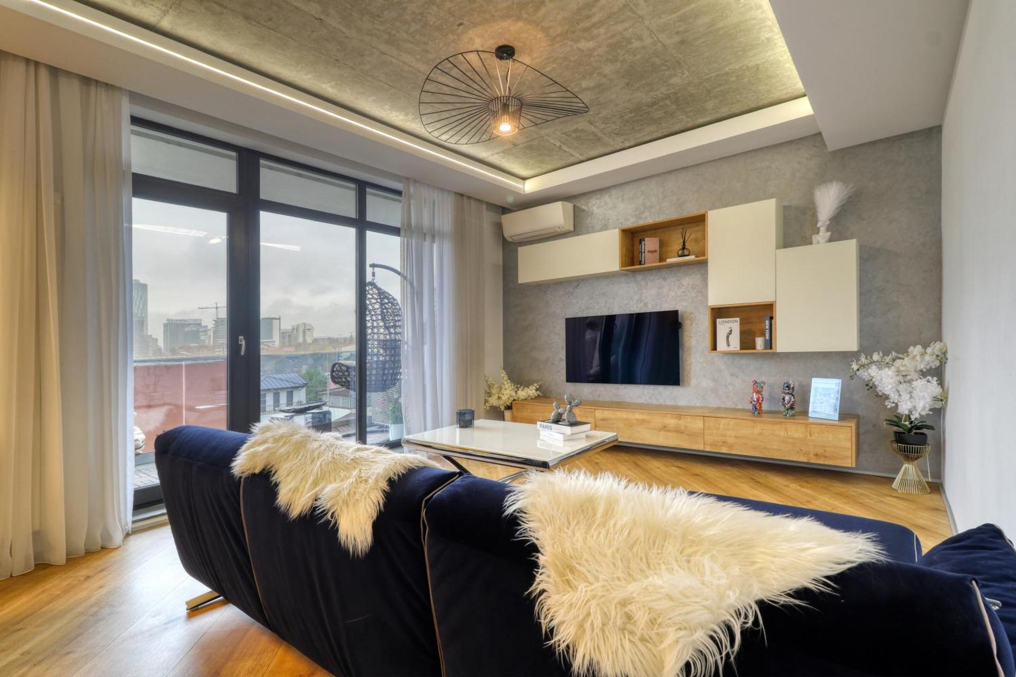 Penthouse Floreasca Bukarest Eksteriør billede