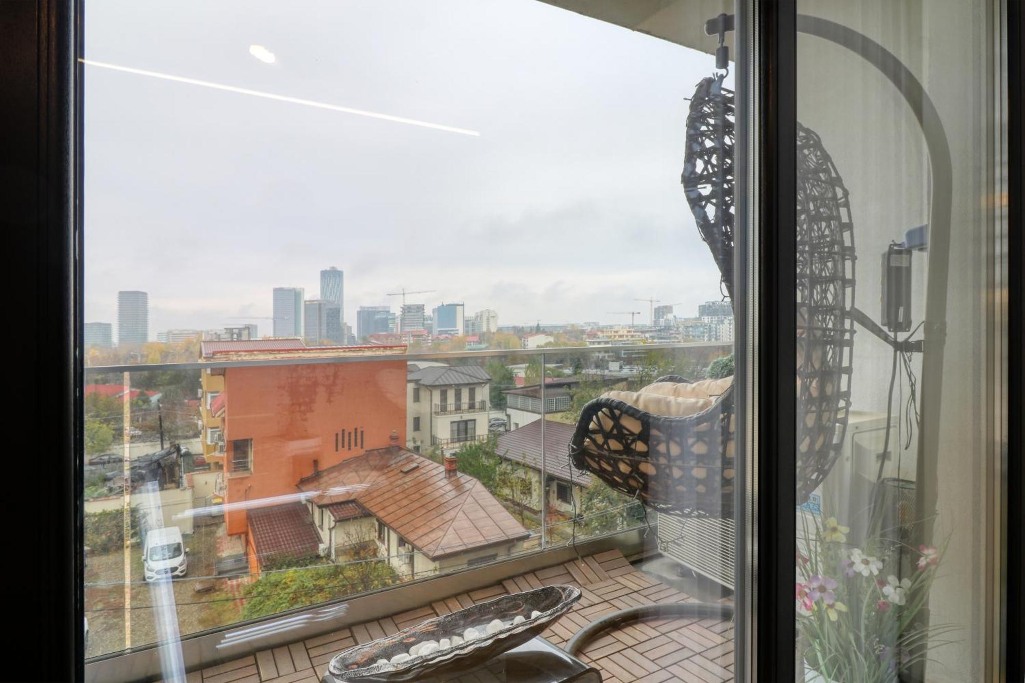 Penthouse Floreasca Bukarest Eksteriør billede