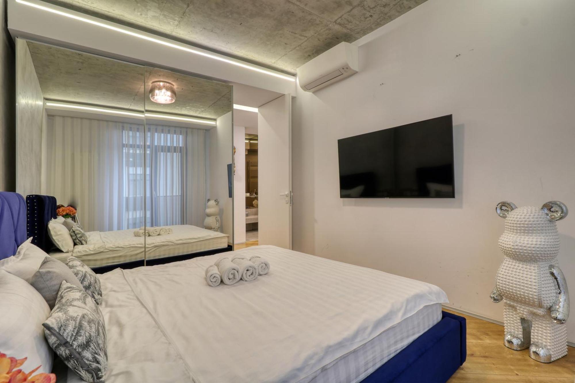Penthouse Floreasca Bukarest Eksteriør billede