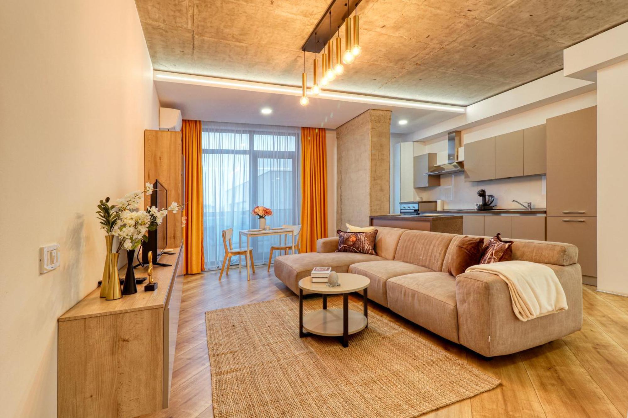 Penthouse Floreasca Bukarest Eksteriør billede