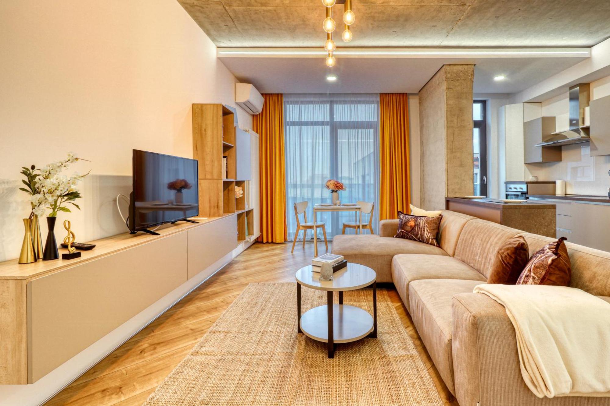 Penthouse Floreasca Bukarest Eksteriør billede