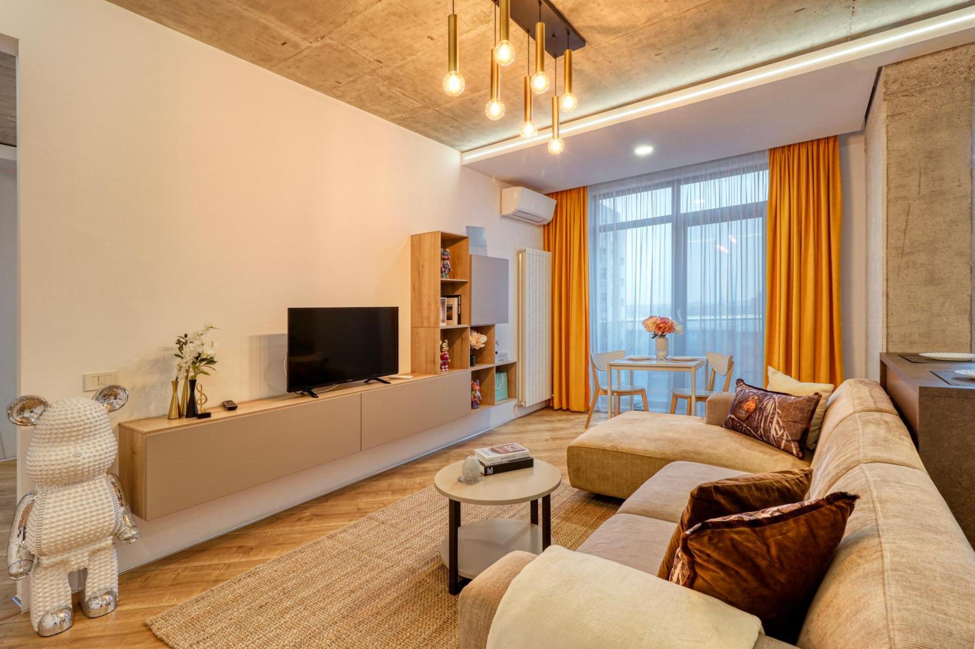 Penthouse Floreasca Bukarest Eksteriør billede